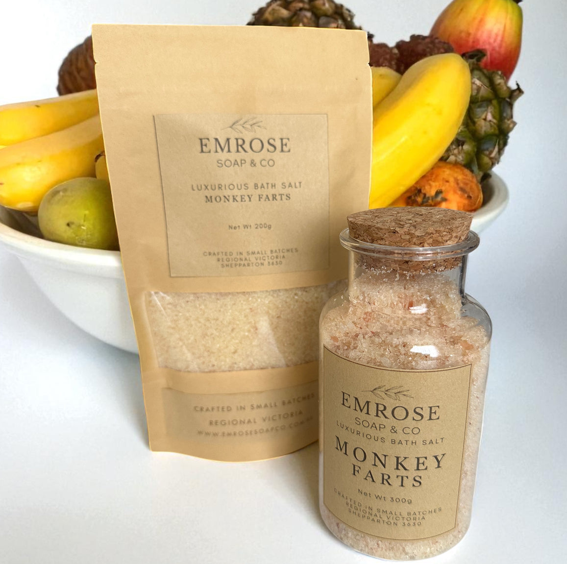 ~ 300g Bath Salts - Cork-Top Bottle